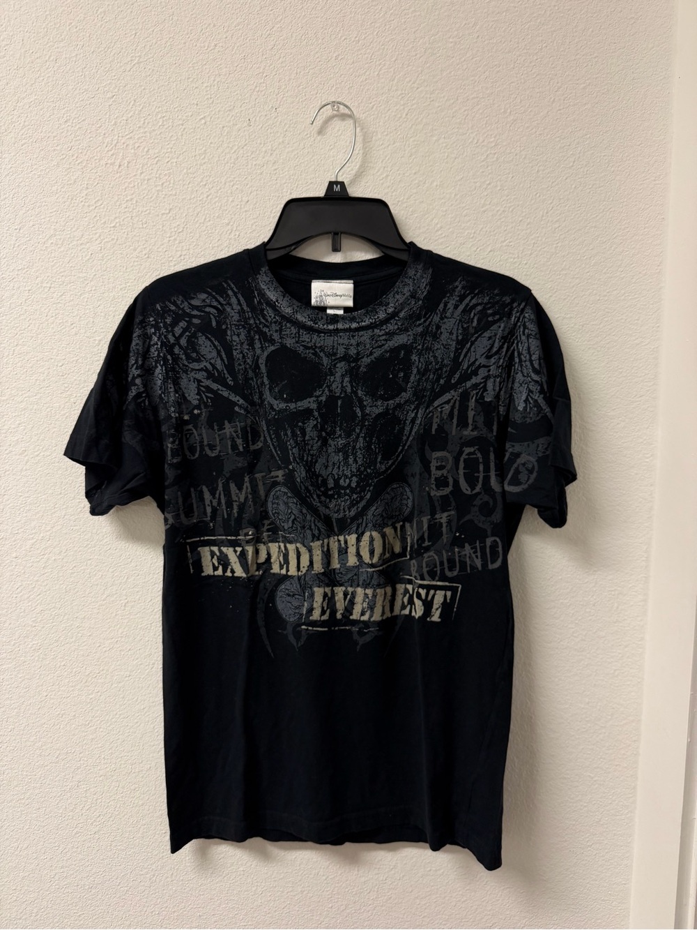 Disney Black Expedition Everest Skull Graphic Tee